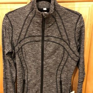 Lululemon Define Jacket Coco Pique Black NWT